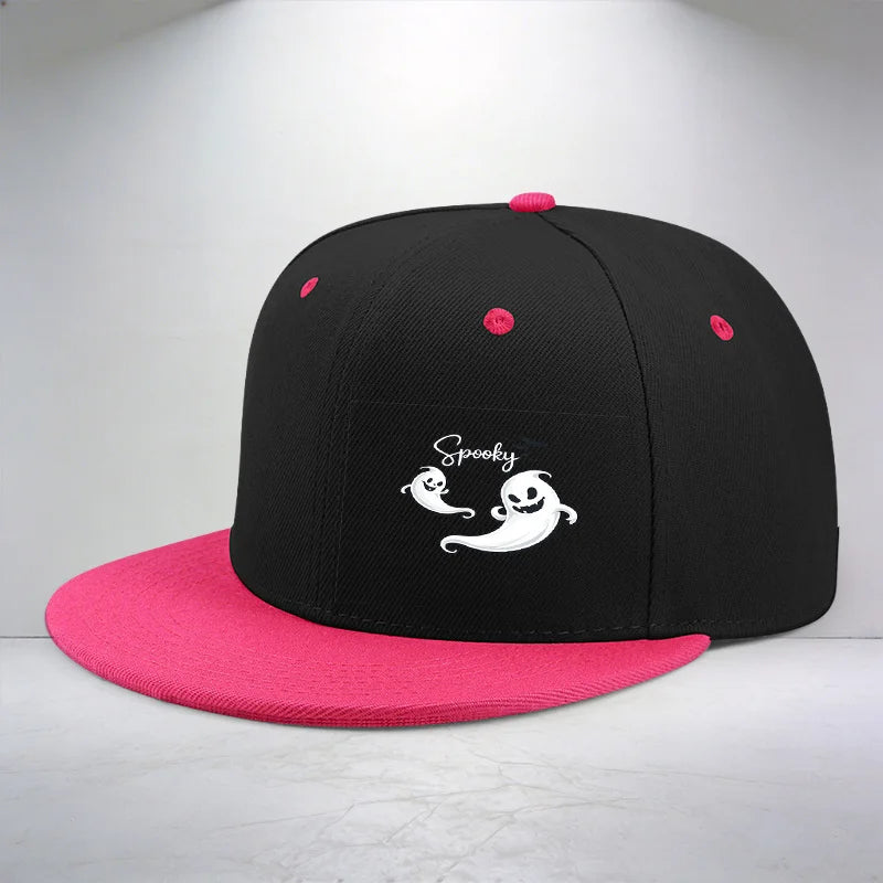 1pc Spooky Ghost Pattern Printed Cap