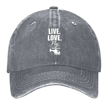 Live Love Fly Baseball Cap