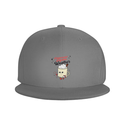 Peppermint Mocha Holiday Snapback Cap