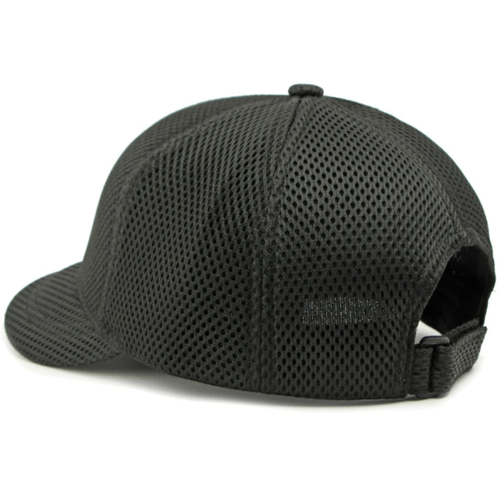 5cm Short Brim Baseball Cap Male 6 Panels Baseball Hat