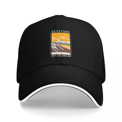 Keystone Colorado Winter Resort Distressed Dad Baseball Cap
