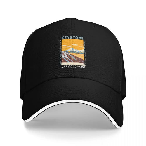 Keystone Colorado Winter Resort Distressed Dad Baseball Cap