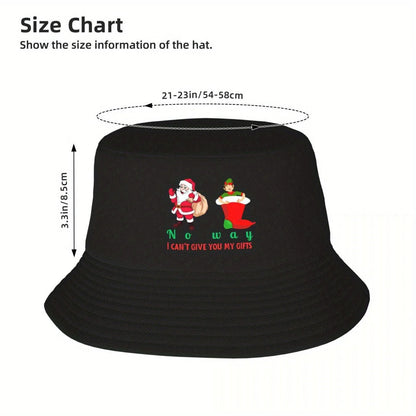 Funny Christmas Gifts Festive Unisex Bucket Hat Design