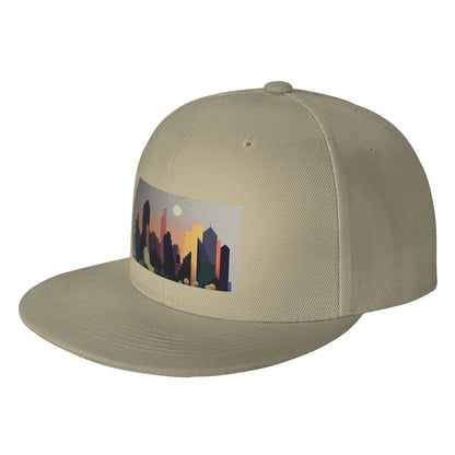Fashion City Landscape Snapback Cap