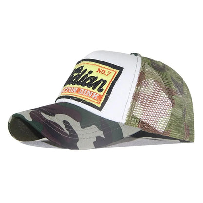 Cotton Mesh Baseball Hat Hip Hop Style