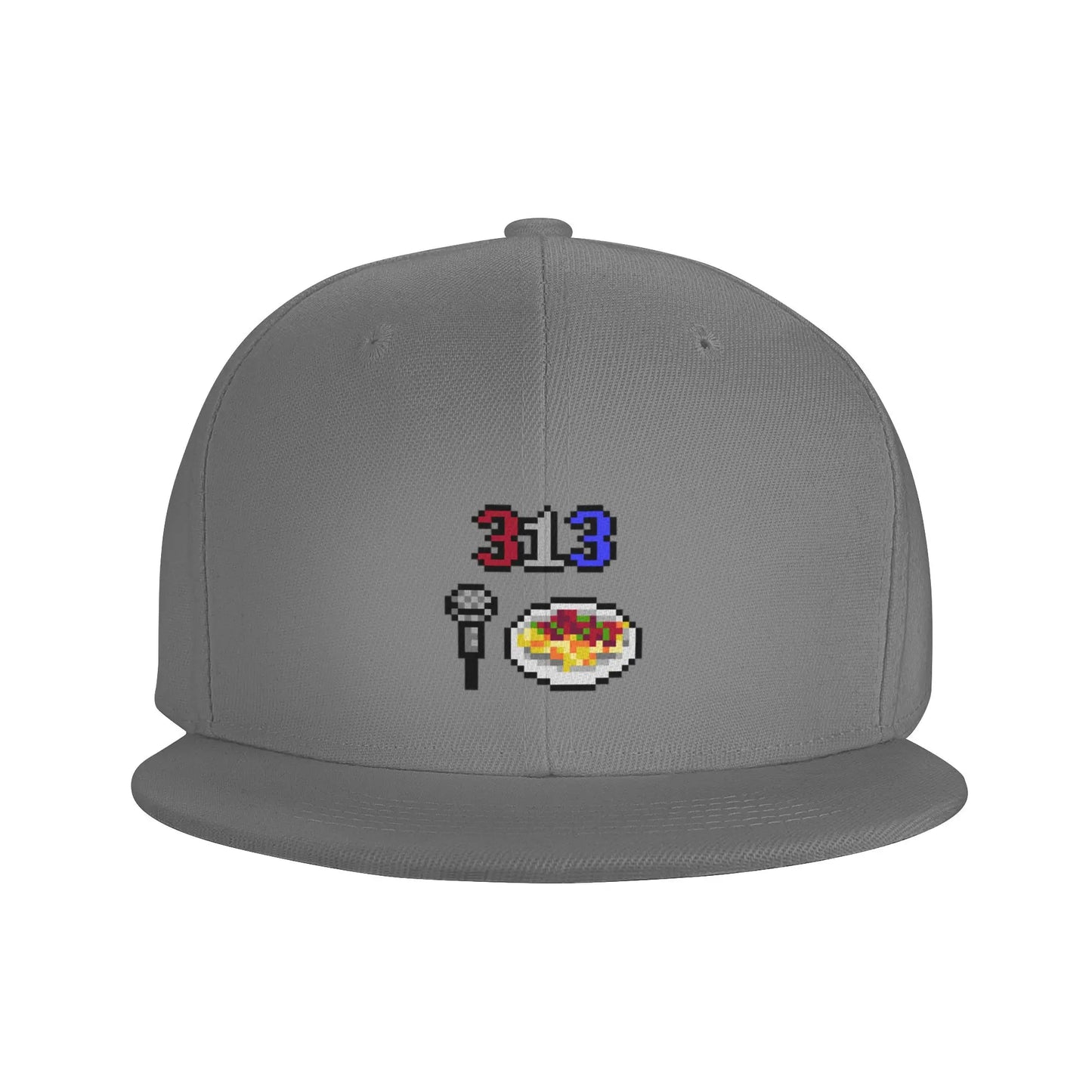 Fashion Eminem 313 Pixel Art Snapback Cap