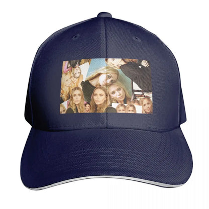 Twins Vintage Retro Embroidered Baseball Cap
