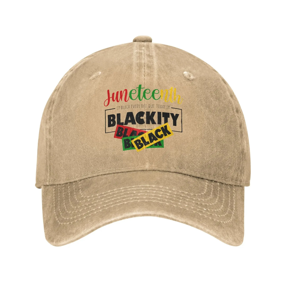 Juneteenth Breaking Every Chain 1865 Distressed Baseball Cap