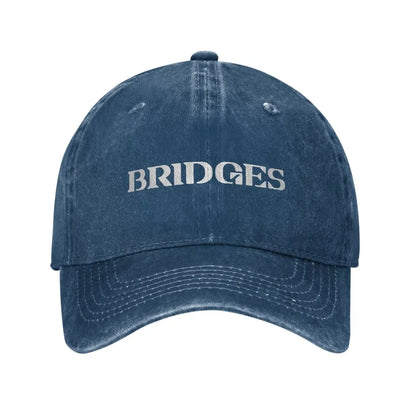 Death Stranding Bridges Distressed Denim Baseball Cap