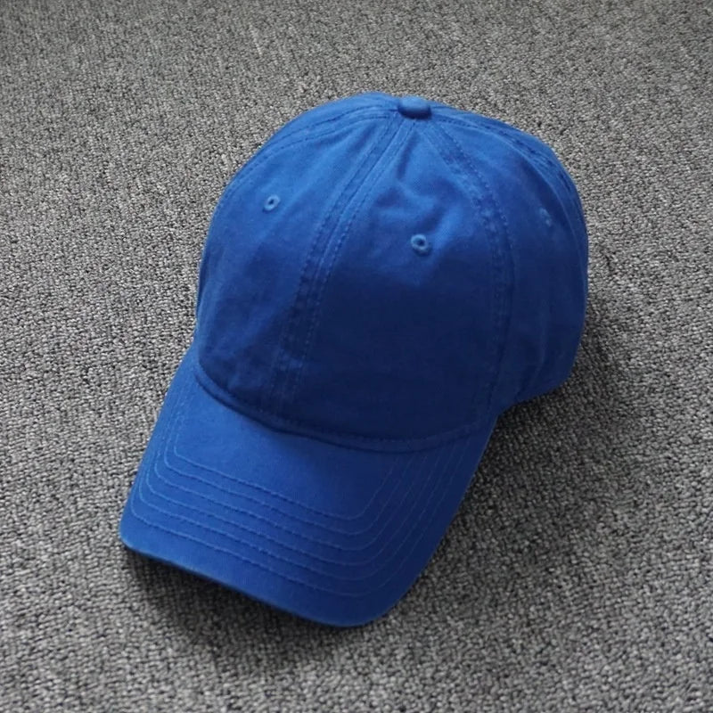 Oversize 100% Cotton Baseball Cap Large Snapback Hat For Big Heads Men Women Blank Sun Cap Adjustable Plain Dad Golf Cap Size 55-65cm