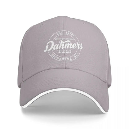 Jeffrey Dahmer Monster Graphic White Baseball Cap