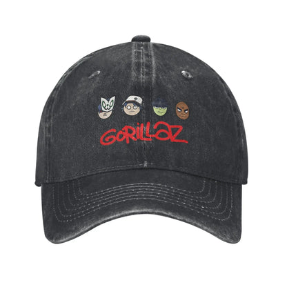 Gorillaz Band Sun Casual Skate Trucker Baseball Cap