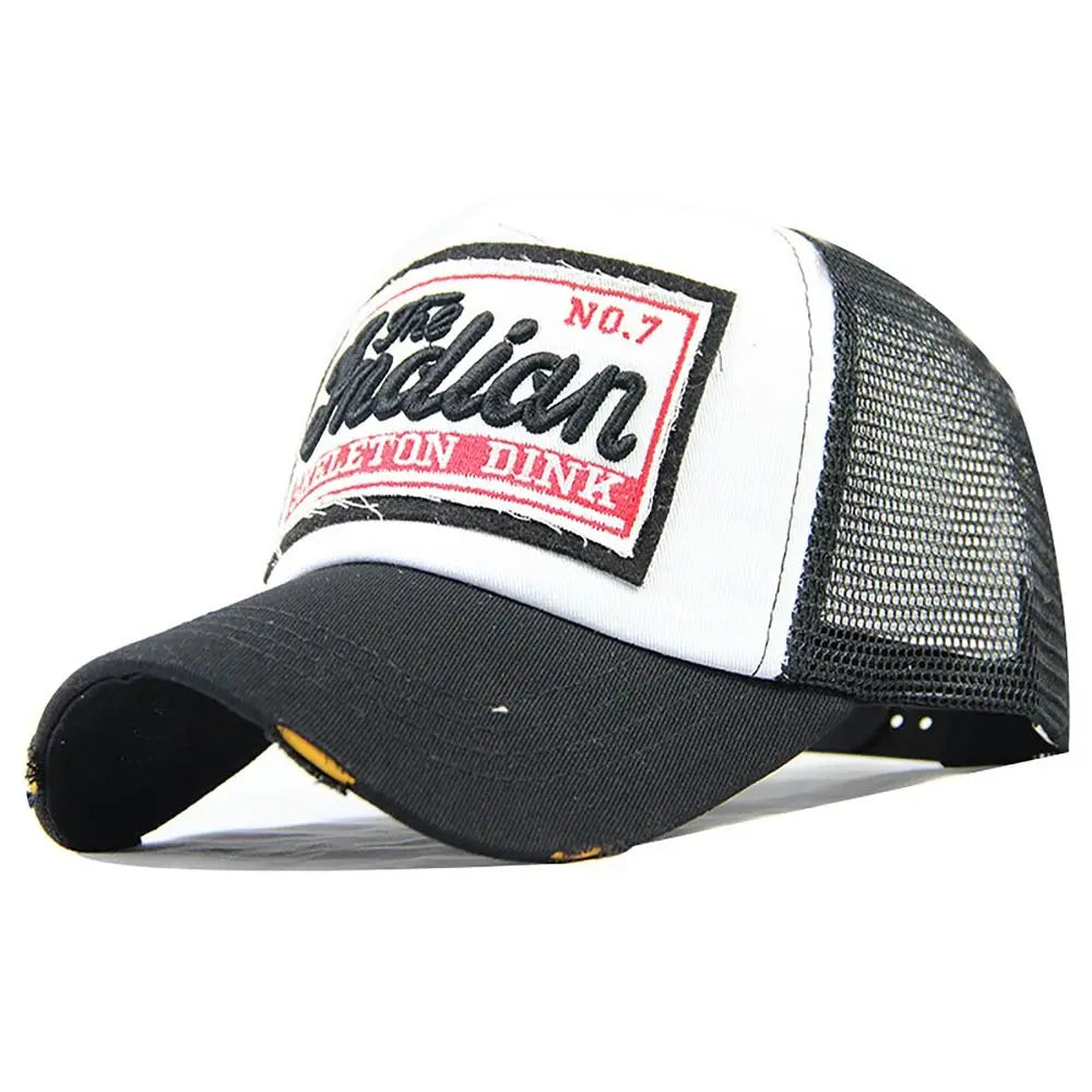 Cotton Mesh Baseball Hat Hip Hop Style