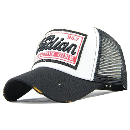 Cotton Mesh Baseball Hat Hip Hop Style