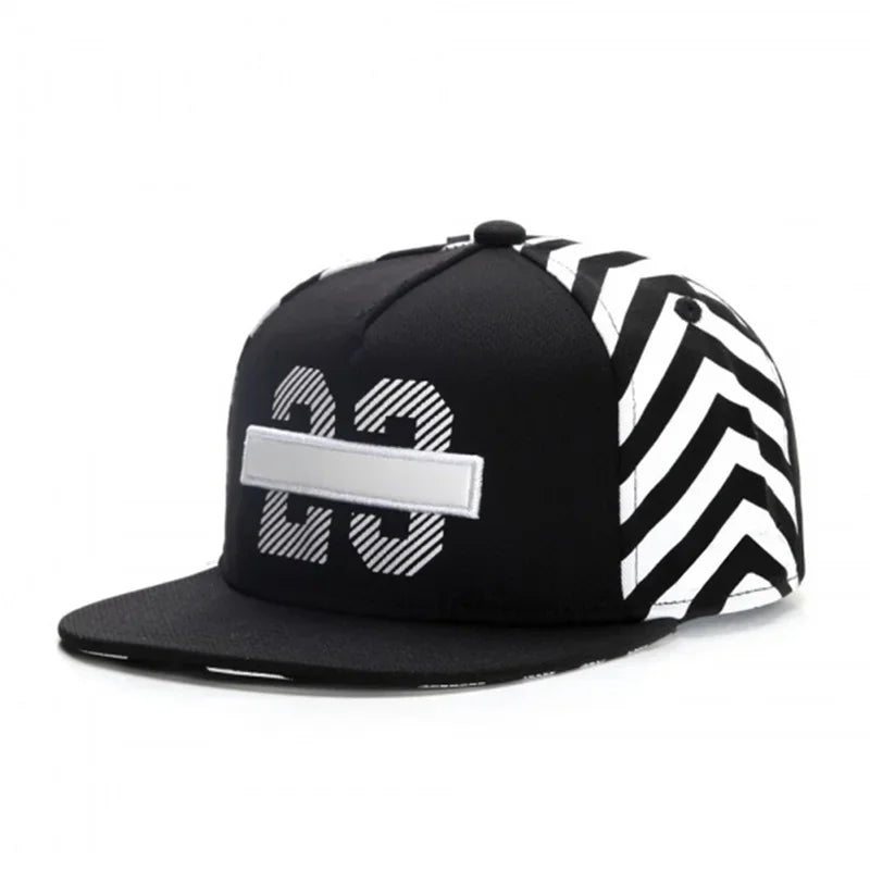 Digital Embroidered Luxury Unisex Hip-Hop Snapback Cap