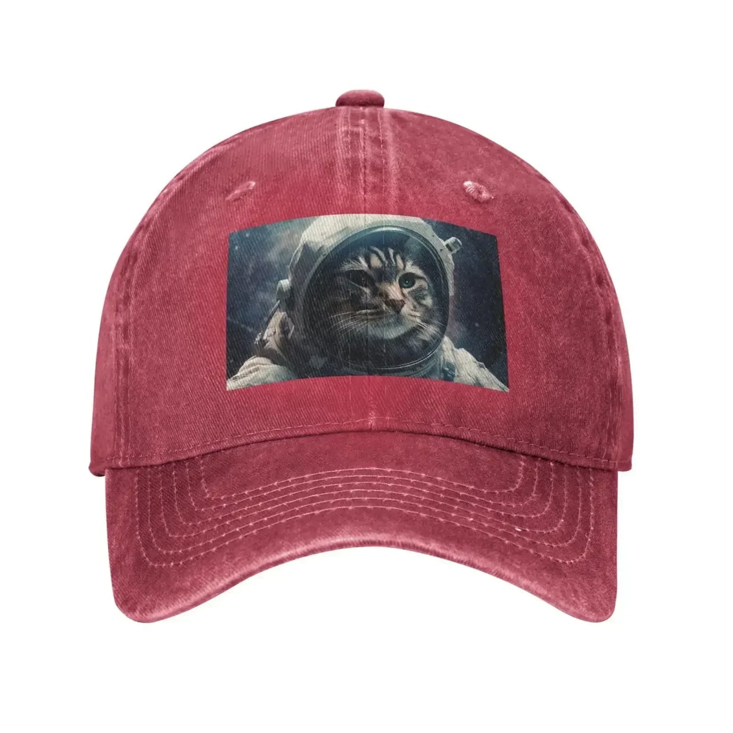 Astronaut Cat Space Baseball Cap