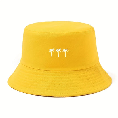 Coconut Print Beach Leisure Bucket Hat