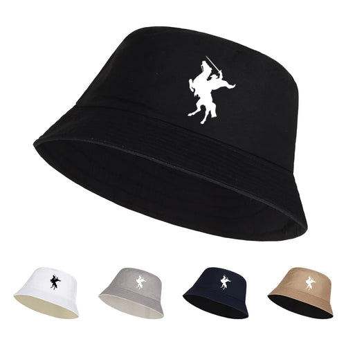 Knight Horse Rider Print Bucket Hat