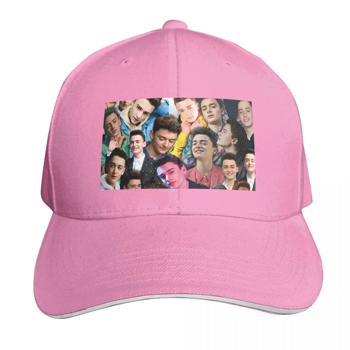 Noah Schnapp Collage Embroidered Baseball Cap