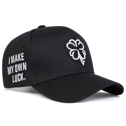 Clover Embroidery Mesh Outdoor Baseball Cap