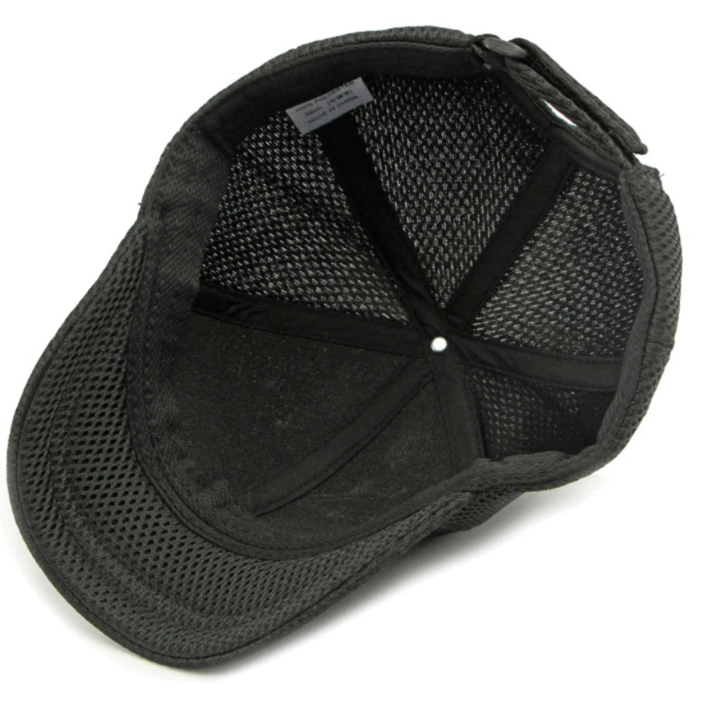 5cm Short Brim Baseball Cap Male 6 Panels Baseball Hat