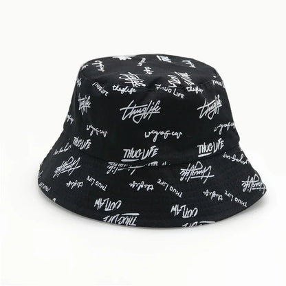 Double Sided Bucket Hat For Men Women Summer Unisex Fashion Cap