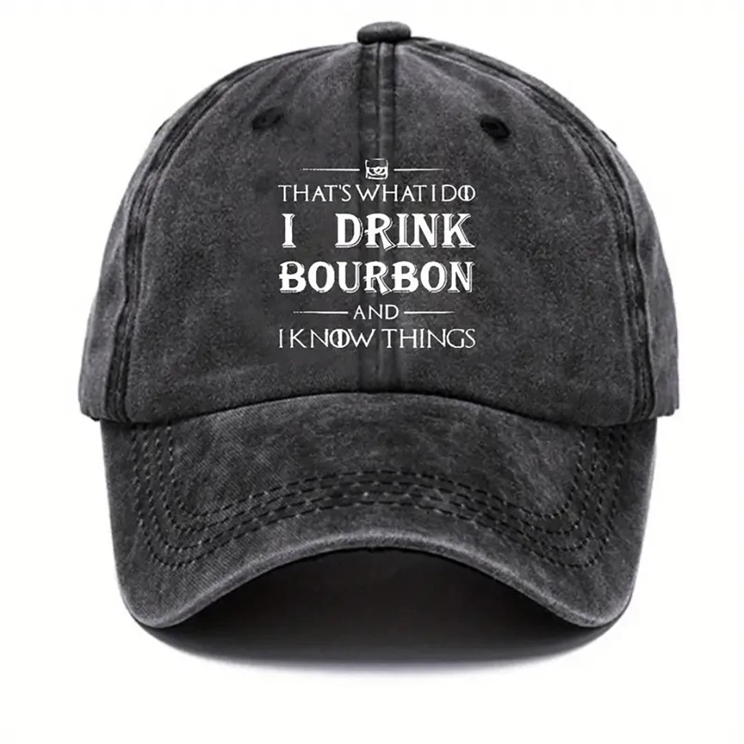 Bourbon Whiskey Vintage Baseball Cap