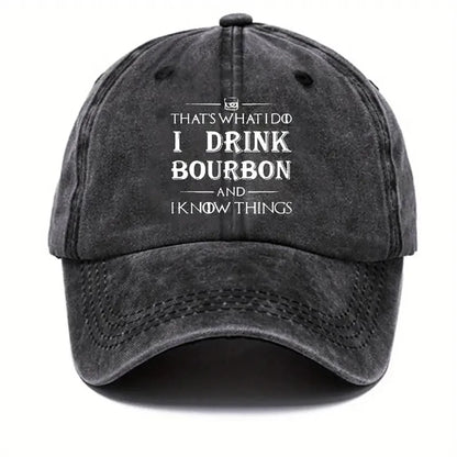 Bourbon Whiskey Vintage Baseball Cap