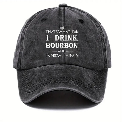 Bourbon Whiskey Vintage Baseball Cap