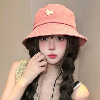 Foldable Pony Sunshade Bucket Hat