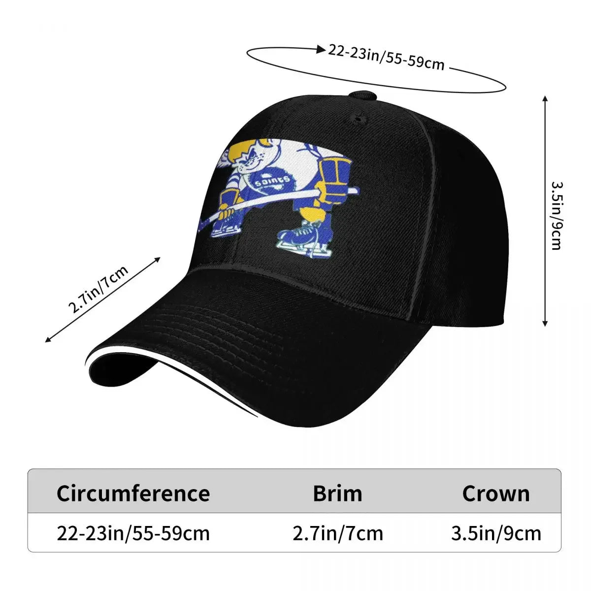 Minnesota Fighting Saints WHA Hockey Baseball Cap
