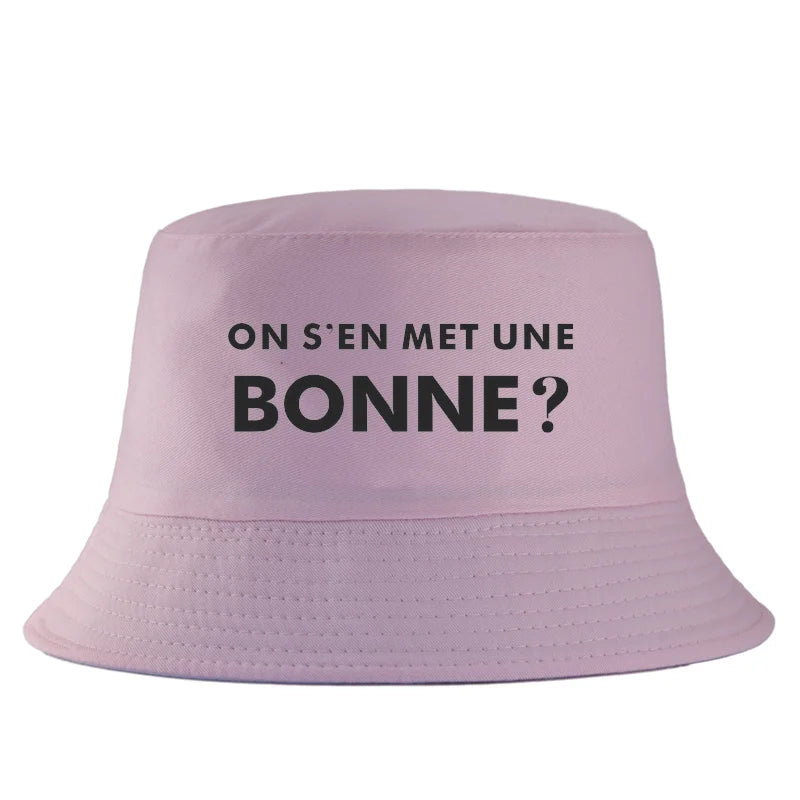 On Sen Met Une Bonne Reversible Bucket Hat