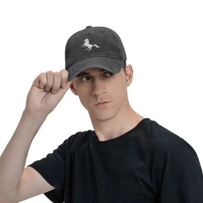 Custom Horse Logo Baseball Cap Unisex