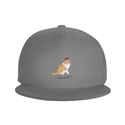 Schrodinger Christmas Cat Snapback Cap