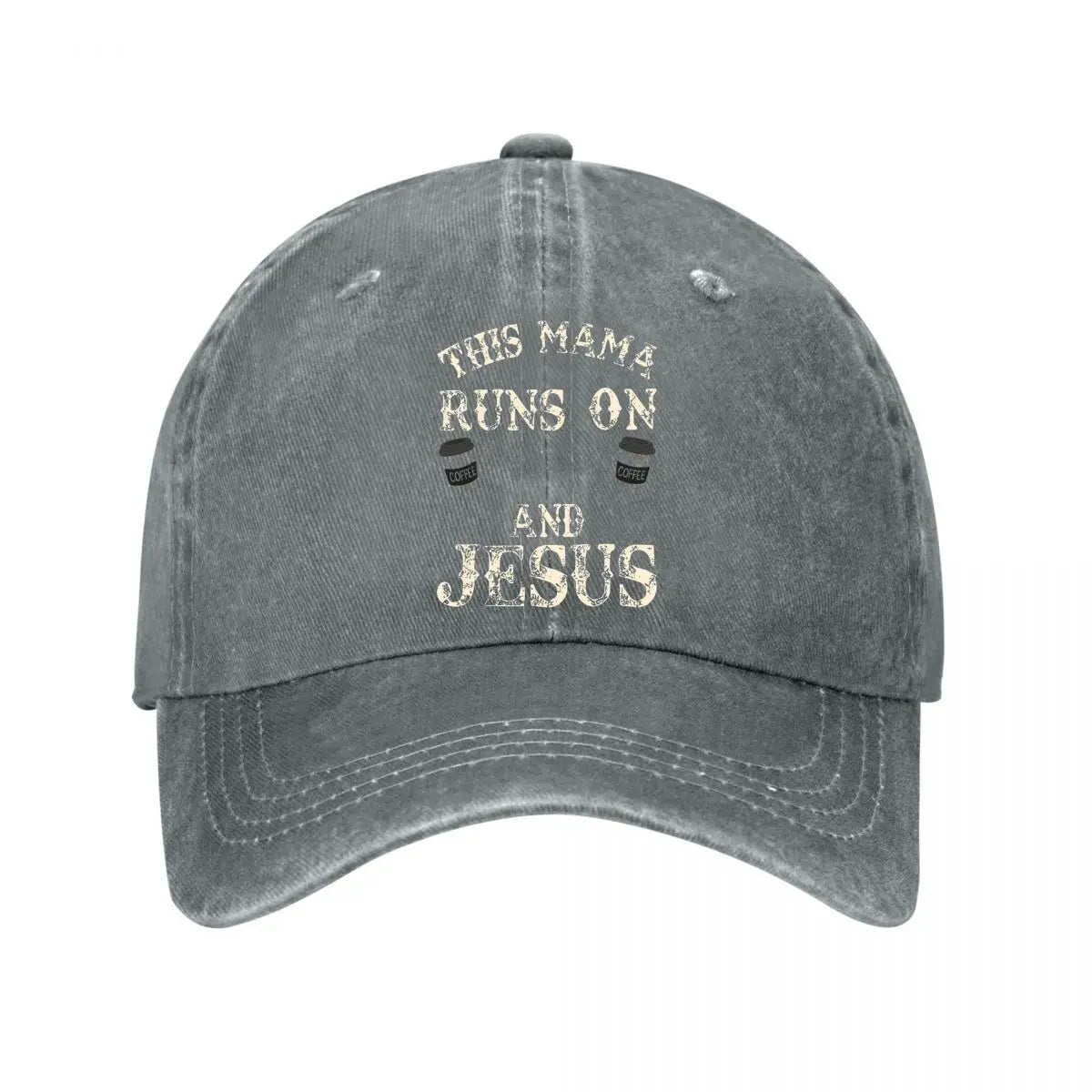 Mama Coffee Jesus Washed Baseball Cap