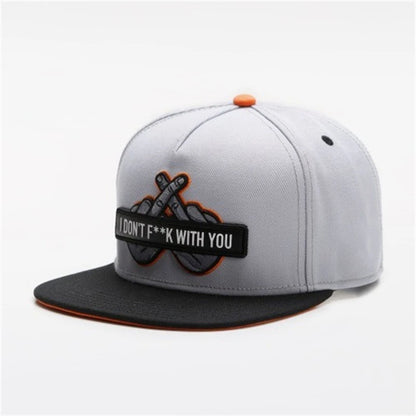 Luxury Letter Hip-Hop Knight Snapback Cap