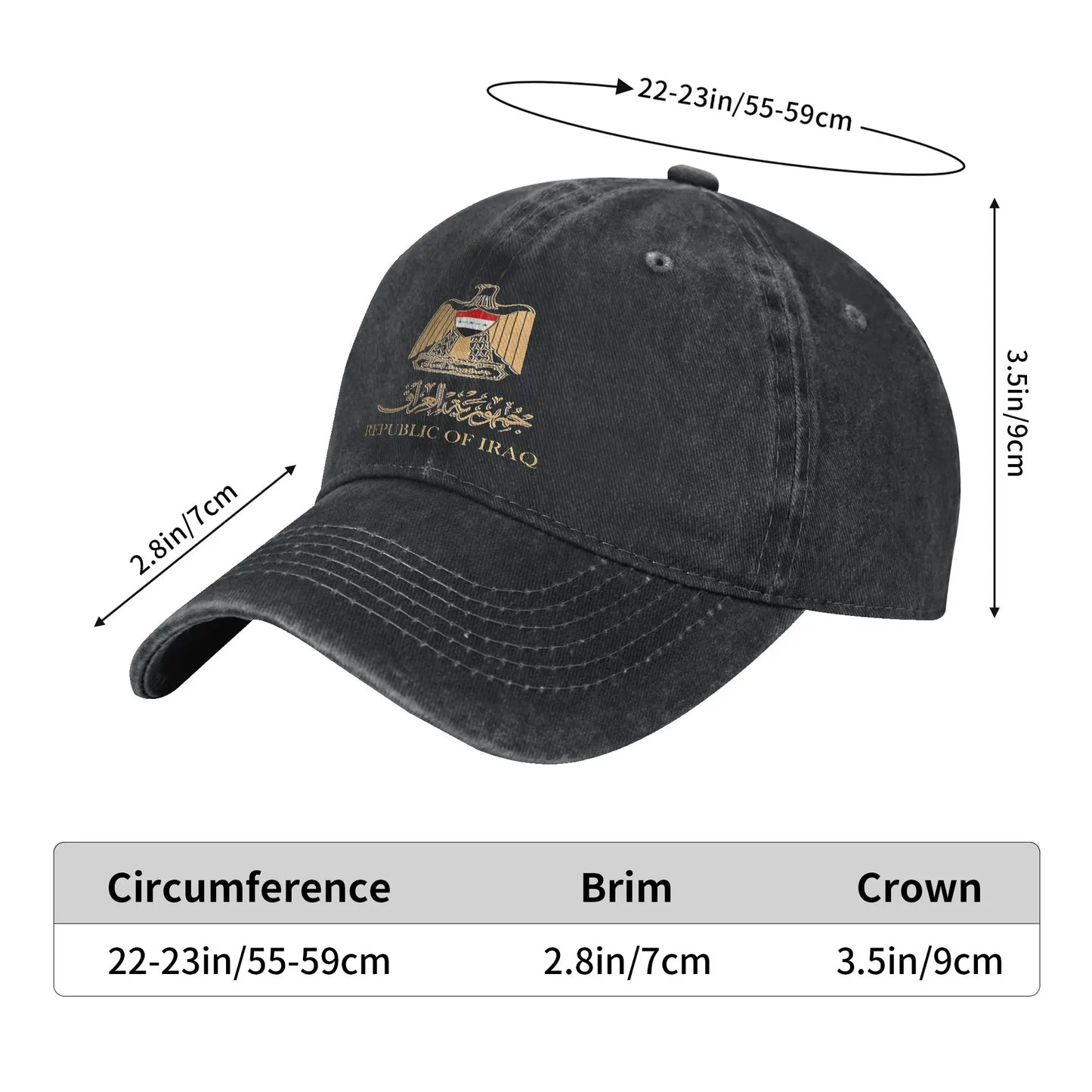 Iraq Emblem Snapback Baseball Cap