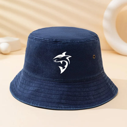 Stylish Printed Shark Travel Bucket Hat