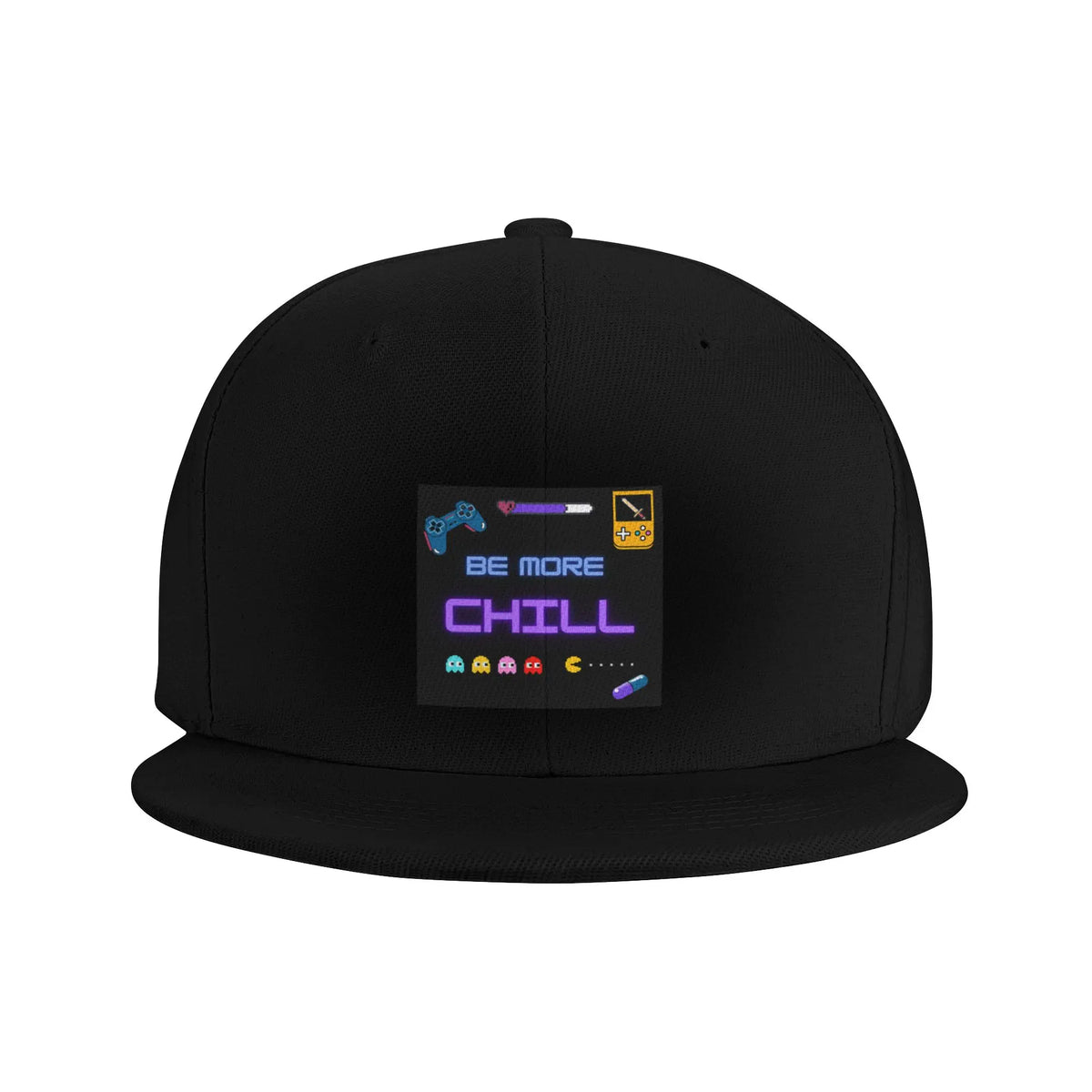 Be More Chill Retro Games Logo Snapback Cap