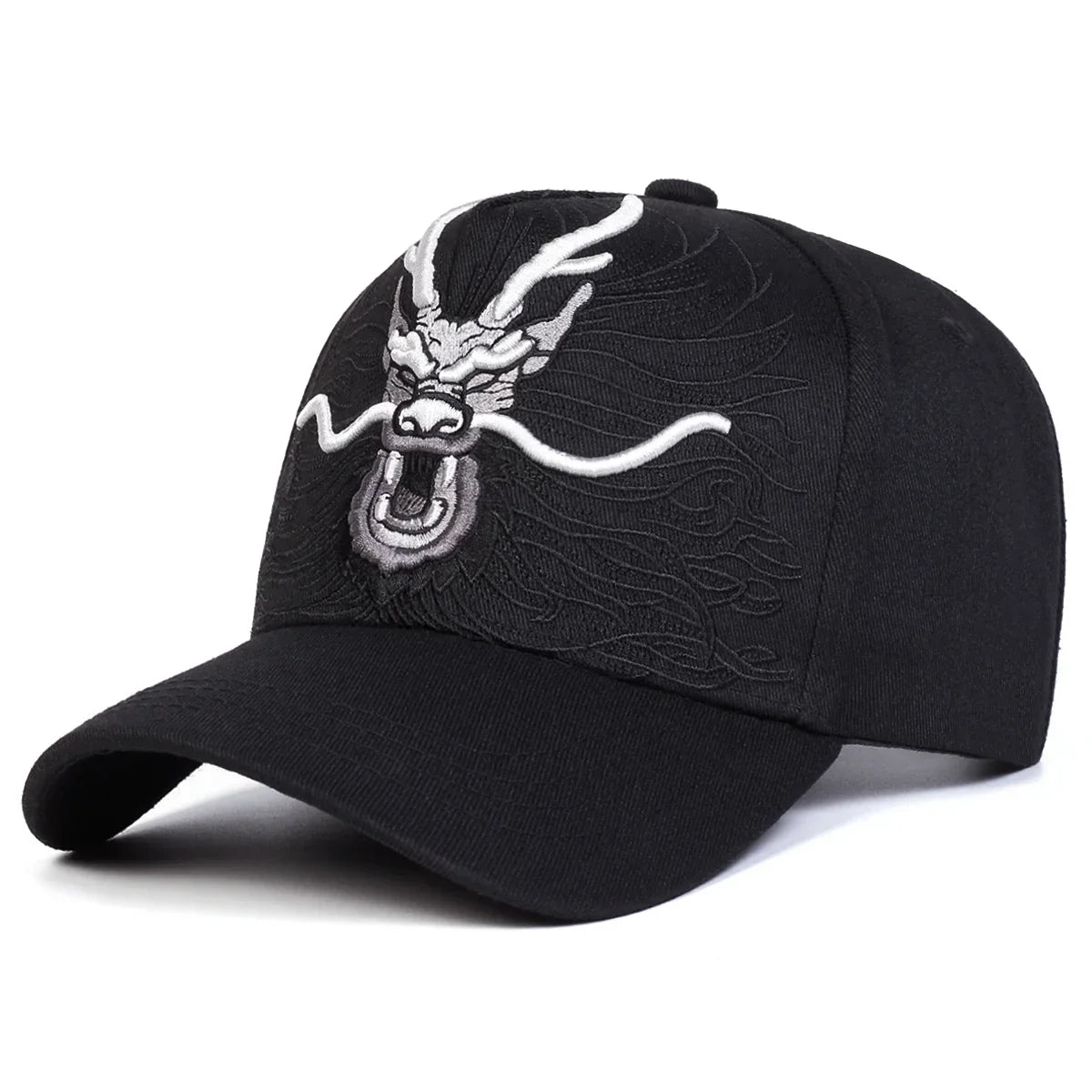 Unisex Dragon Embroidery Baseball Caps Spring