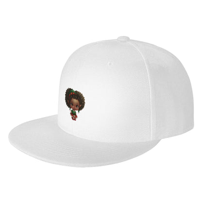 Afro Fabulous Christmas Elf Snapback Cap