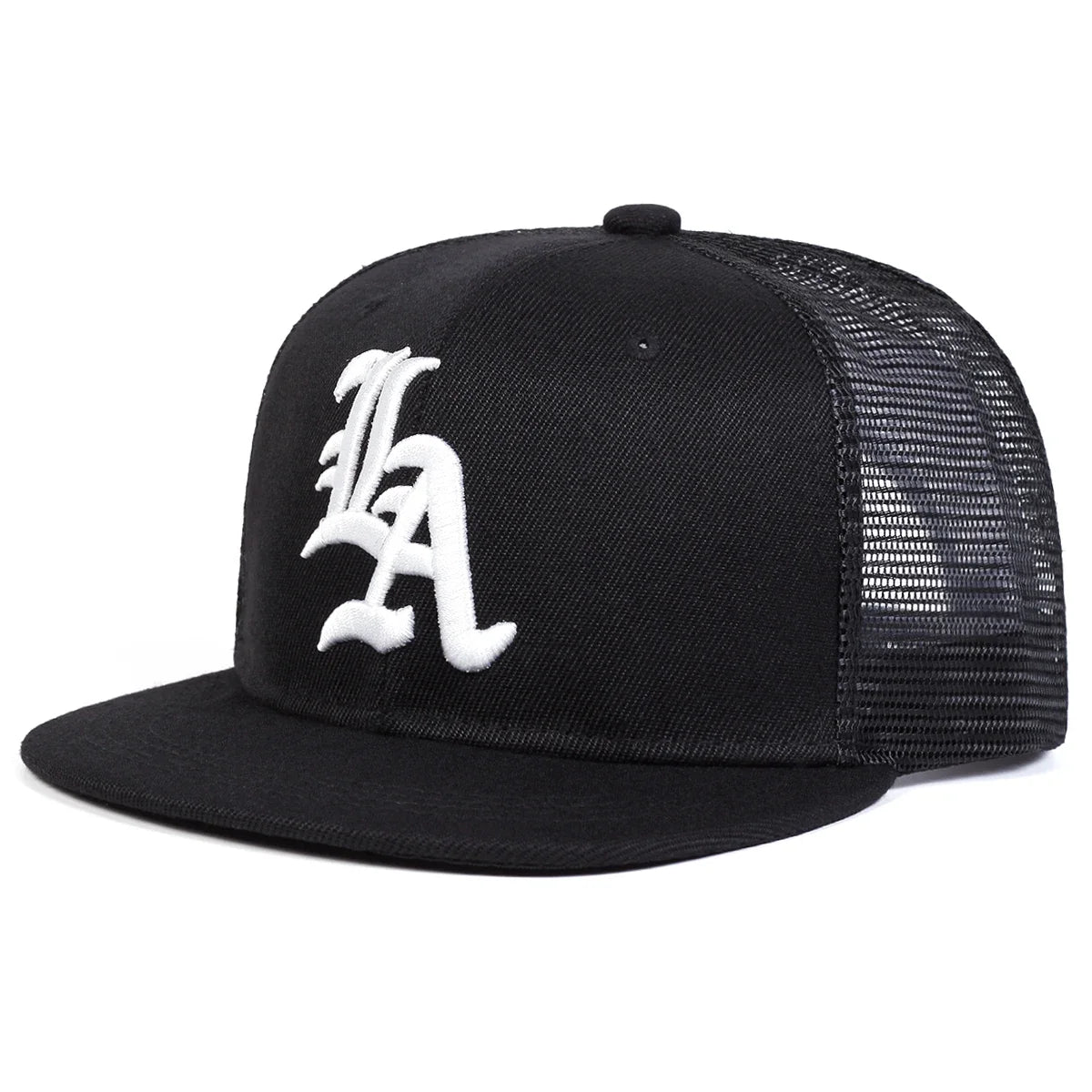 Gothic LA Embroidered Mesh Snapback Cap