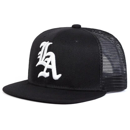 Gothic LA Embroidered Mesh Snapback Cap