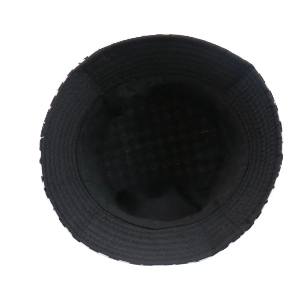 Black And White Checkered Chessboard Checkered Bucket Hat