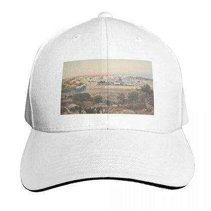 Jerusalem Sunrise Gustav Bauernfeind Baseball Cap