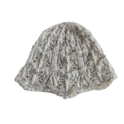 Women Handmade Crochet Wide Brim Fisherman Hat