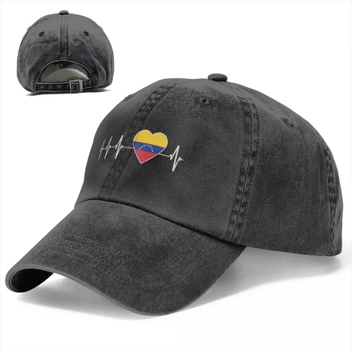 Venezuelan Heartbeat I Love Venezuela Baseball Cap