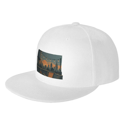 Rooftop Urban Evening Escape Snapback Cap