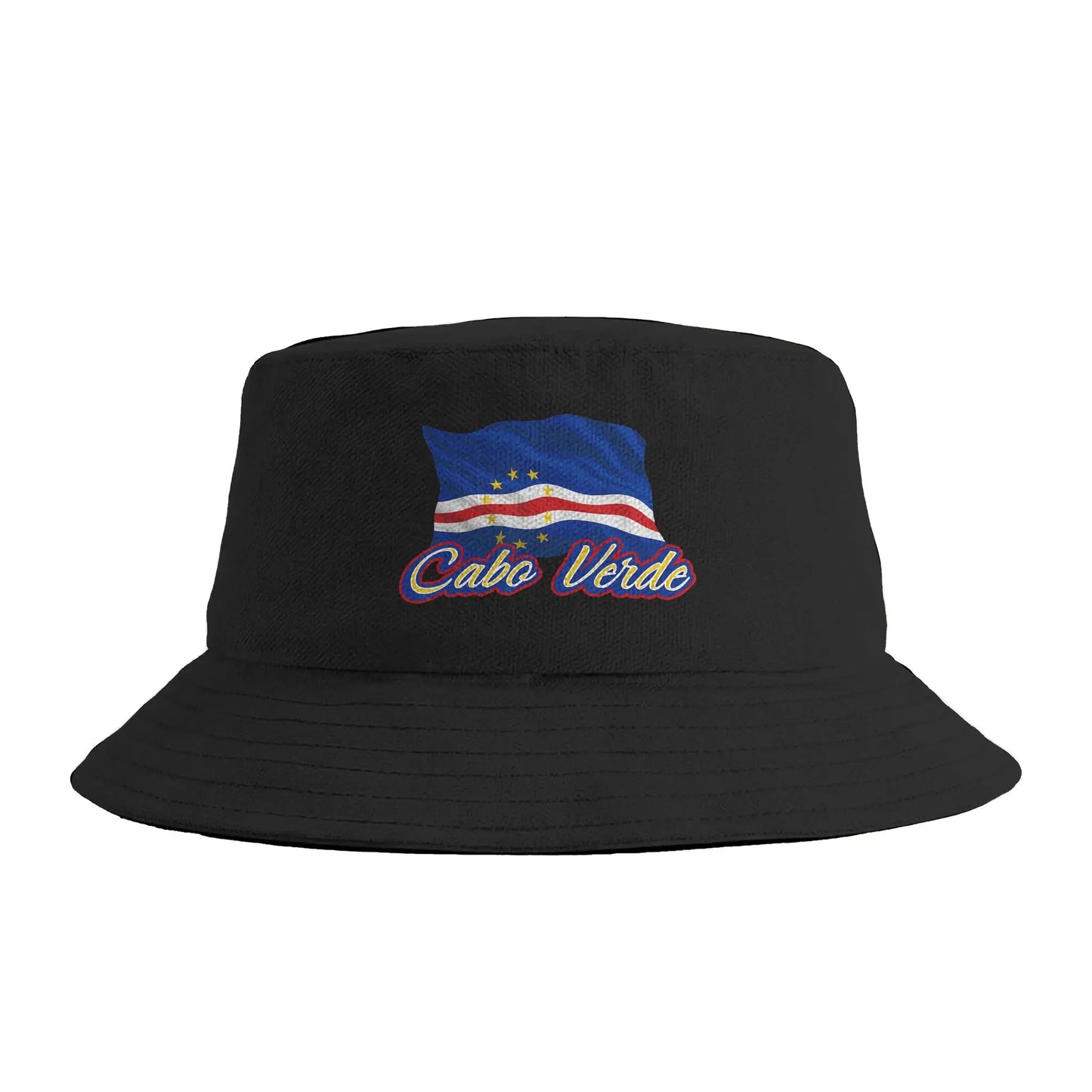 Flag Of Cabo Verde Bucket Hat Hip Hop