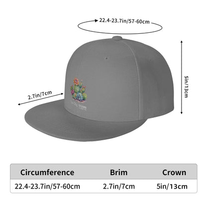 Sun City Desert Cactus Snapback Cap